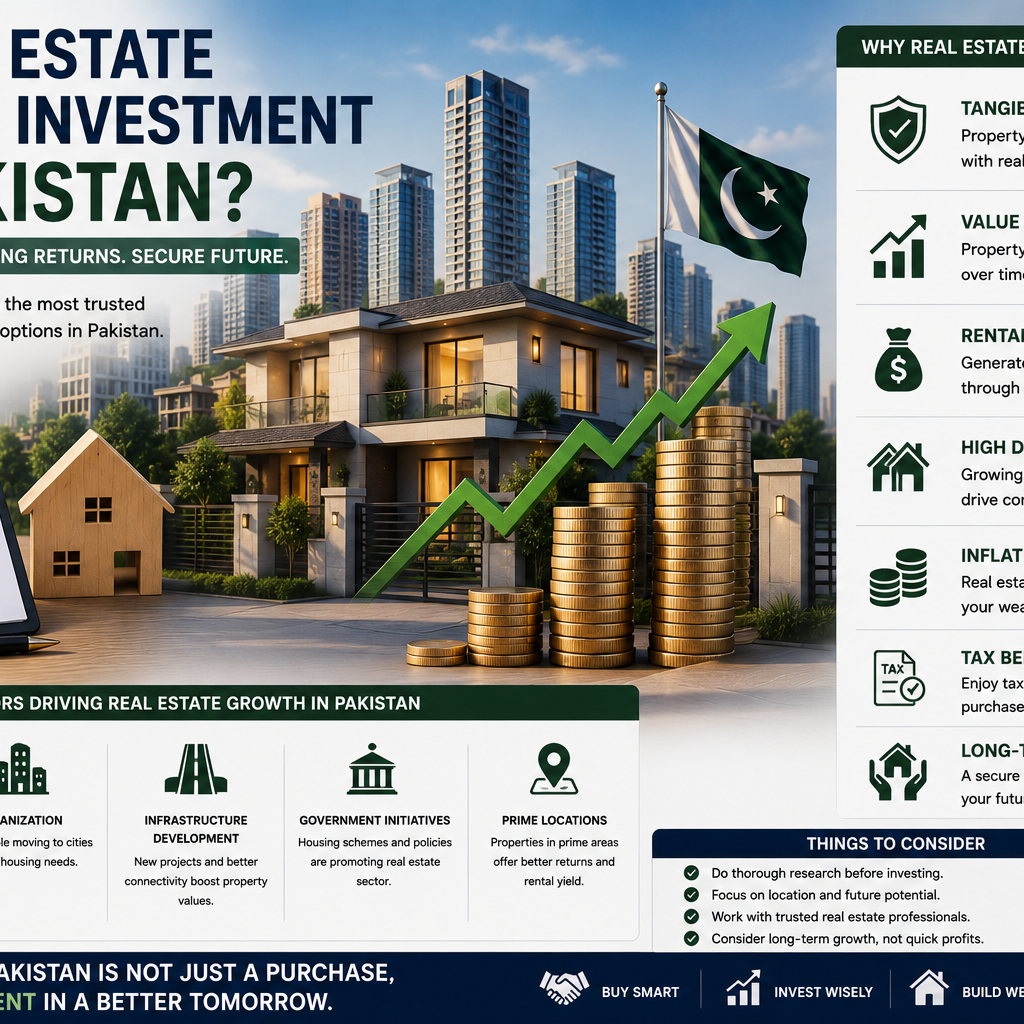 Is Real Estate, a Good Investment in Pakistan?