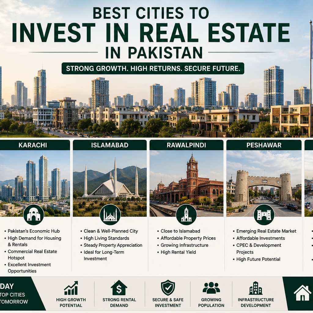 Best Cities to Invest in Real Estate in Pakistan