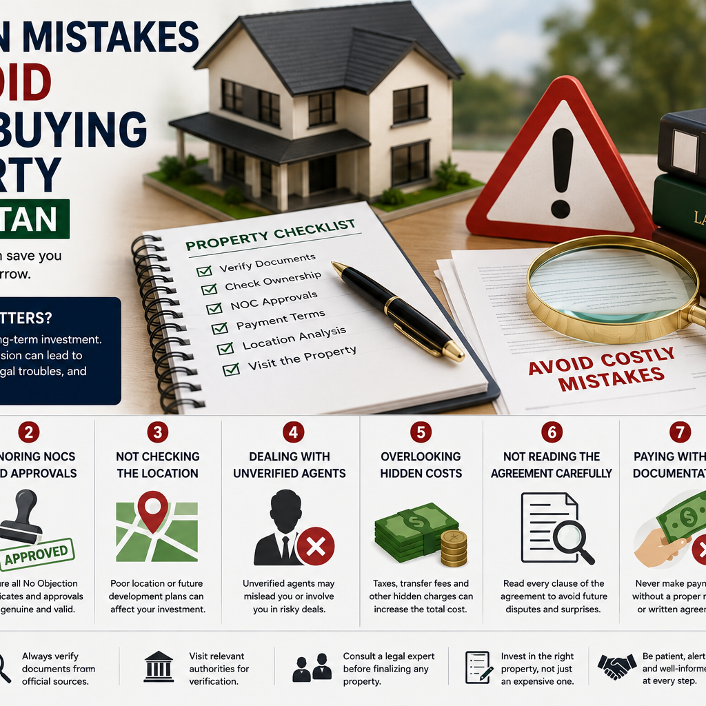 Common Mistakes to Avoid When Buying Property in Pakistan