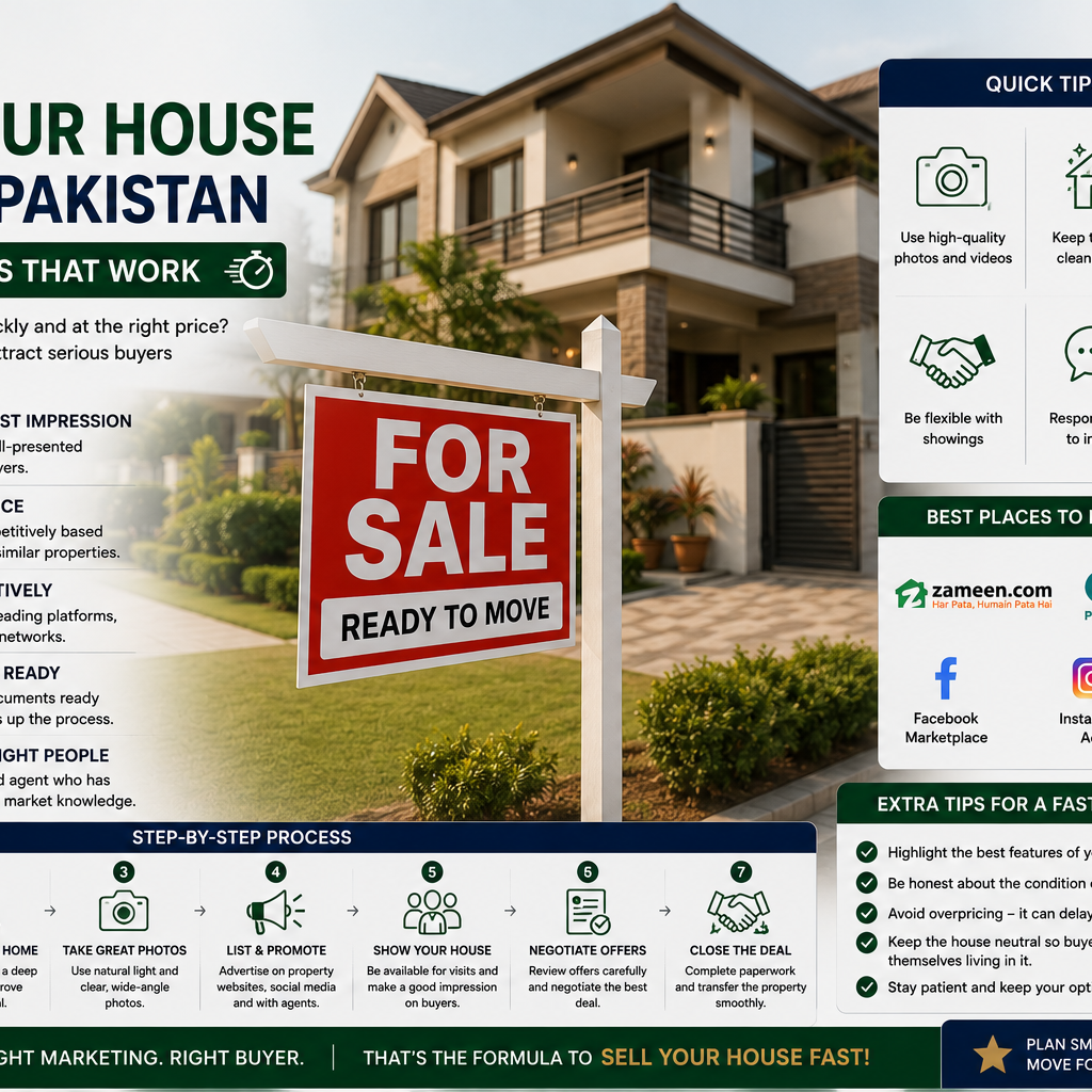 How to Sell Your House Fast in Pakistan, Practical Tips