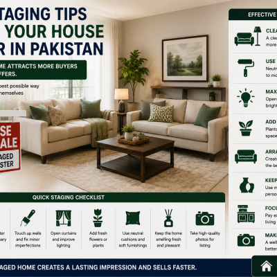 Home Staging Tips to Sell Your House Quicker in Pakistan