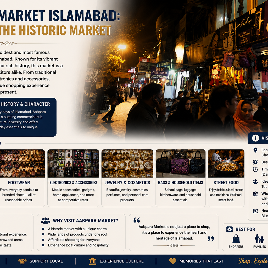 Aabpara Market Islamabad: A Guide to the Historic Market