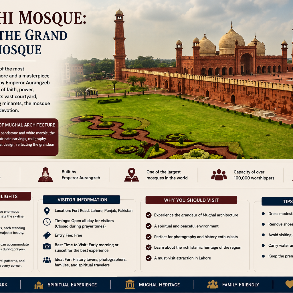 Badshahi Mosque: Guide to the Grand Mughal Mosque
