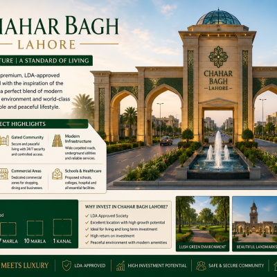 Chahar Bagh Lahore -  A Complete Guide to RUDA’s Modern Riverfront Community