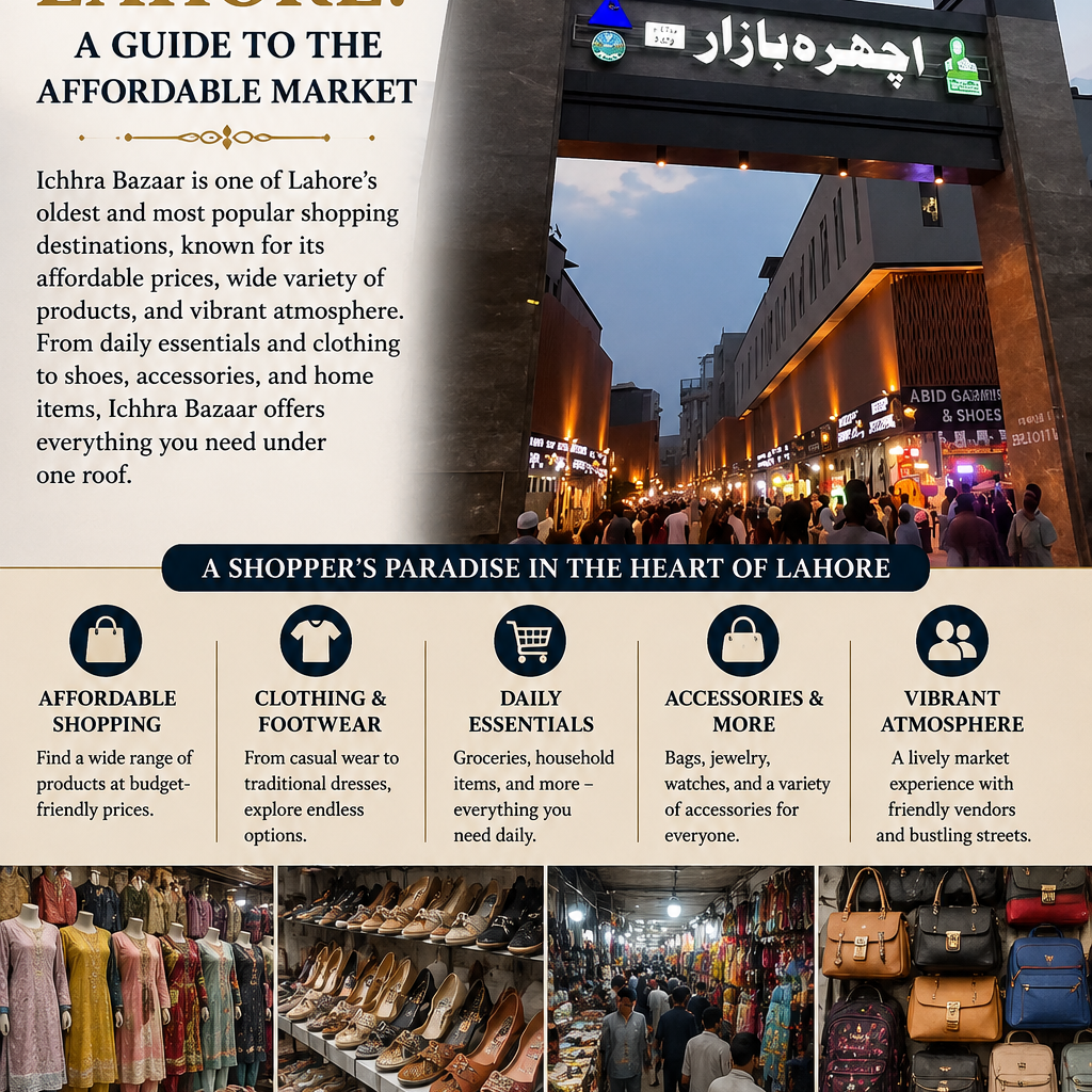 Ichhra Bazaar Lahore: A Guide to the Affordable Market