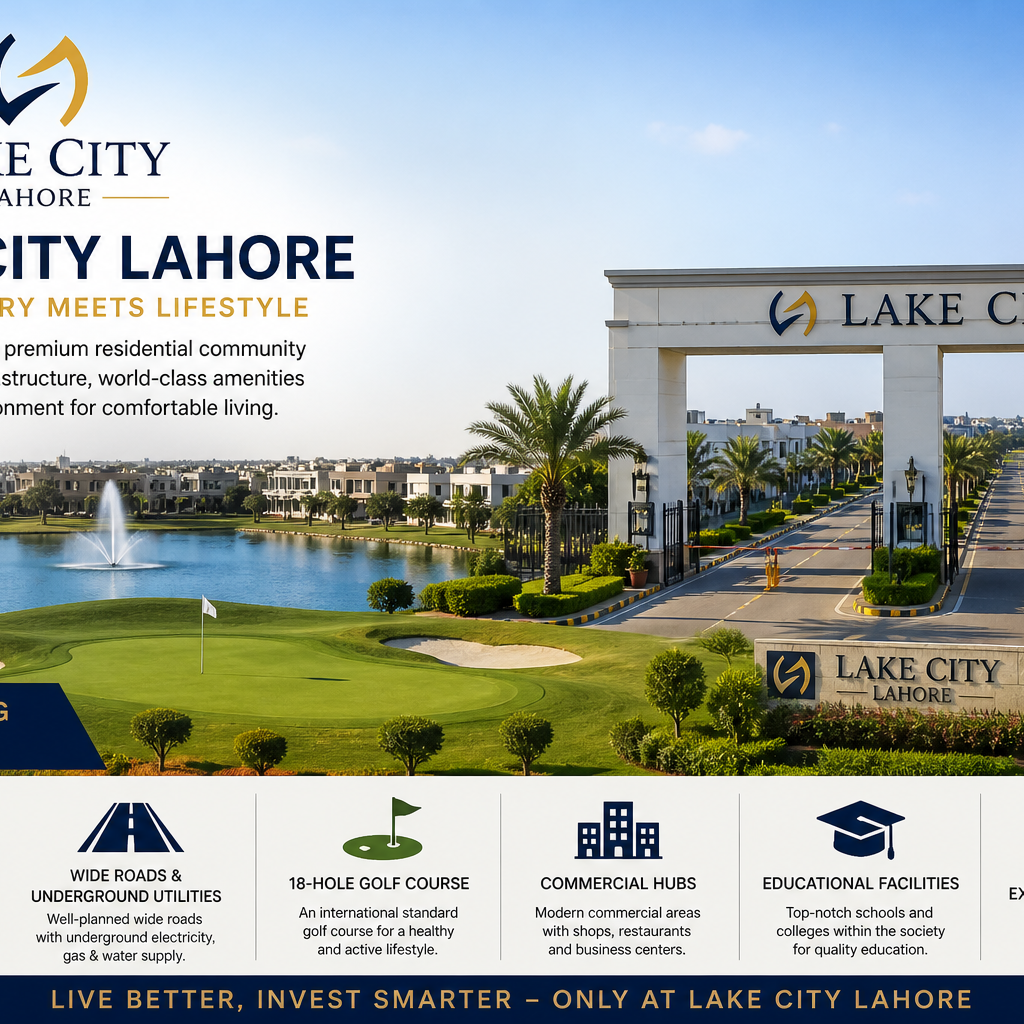 Lake City Lahore - A Complete Guide to Luxury Living and Investment