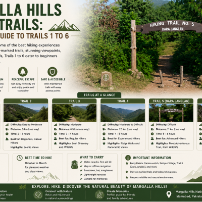 Margalla Hills Hiking Trails: A Complete Guide to Trails 1 to 6