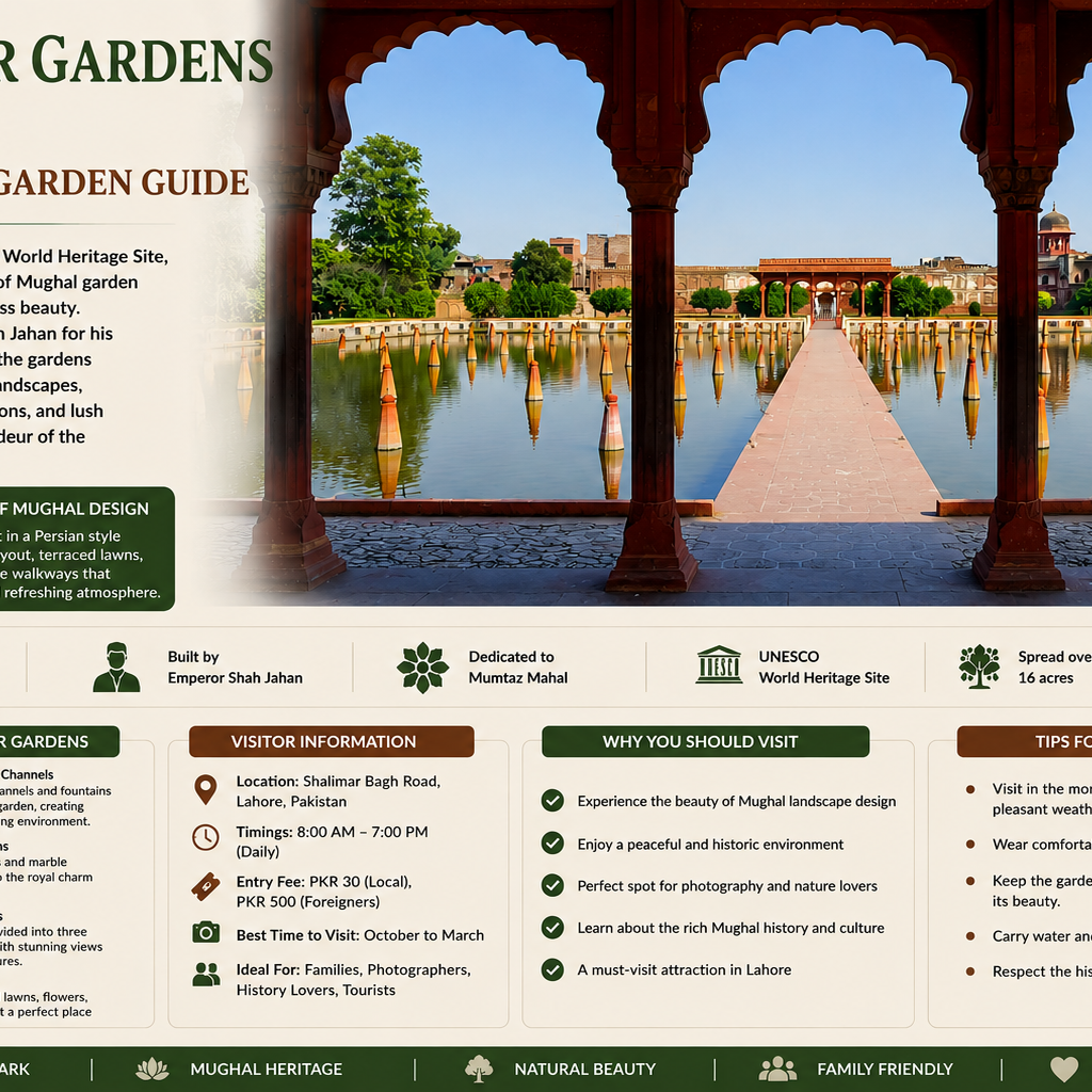 Shalimar Gardens Lahore: The Mughal Garden Guide